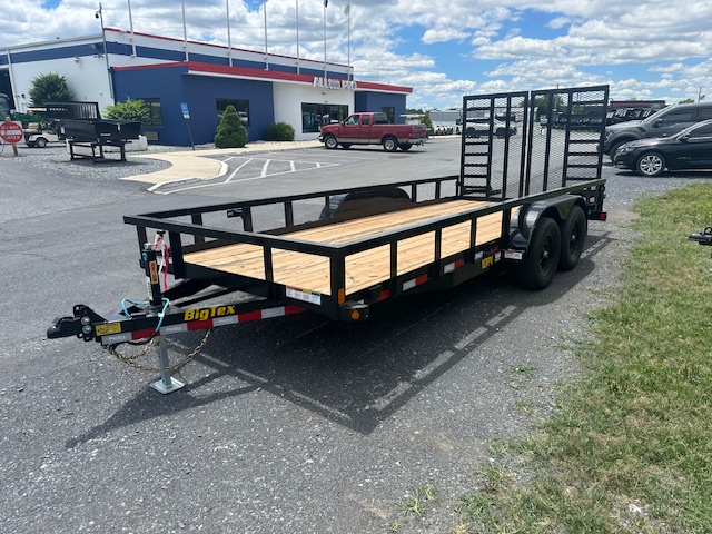 Big Tex 7 x 18 Landscape Utility Trailer - Split Ramp Gate