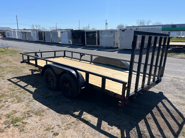 Big Tex 7 x 16 Landscape Utility Trailer - 7K Ramp Gate