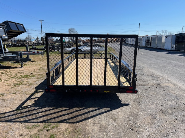 Big Tex 7 x 16 Landscape Utility Trailer - 7K Ramp Gate