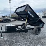 BWise 5 X 8 Single Axle Dump Trailer - 3K Spreader Gate