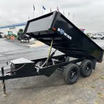 a dump trailer with the word bow wise on it