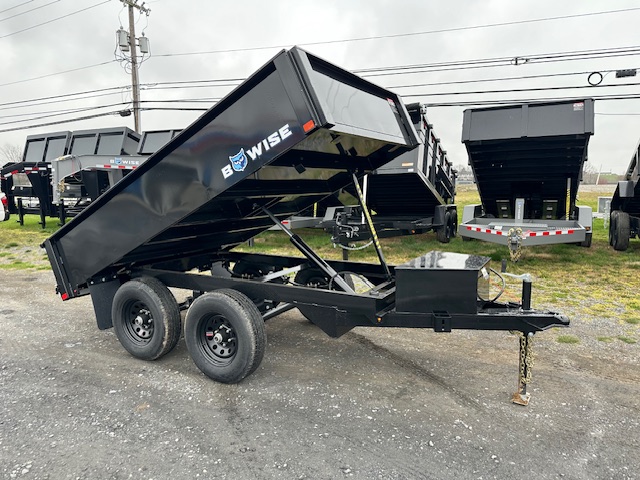 BWise 6 x 10 Deckover Dump Trailer - 10K Spreader Gate