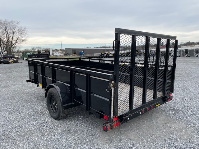 Big Tex 6x12 Landscape Utility Trailer - High Steel Sides