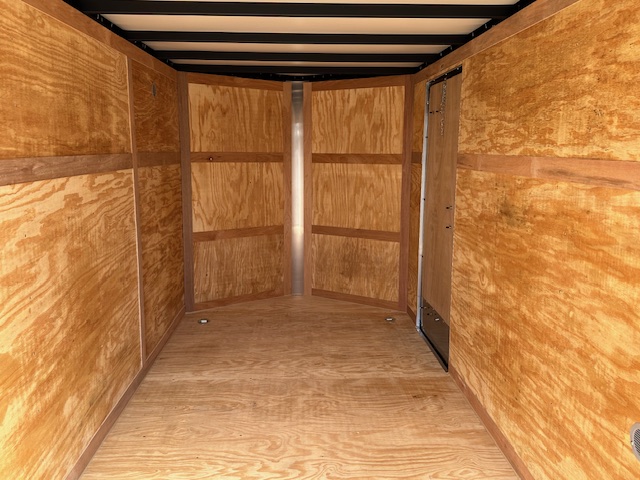 Homesteader 6 x 12 V-Nose Enclosed Cargo Trailer - Ramp Door