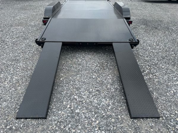 Premier 7 X 20 Open Car Hauler Trailer With Slide In Ramps