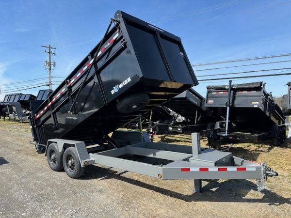 B Wise 7 x 16 Ultimate Heavy Duty Dump Trailer For Sale