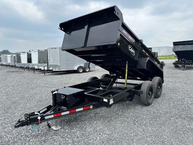 CAM Superline 6 x 12 Dump Trailer For Sale - Ladder Ramps