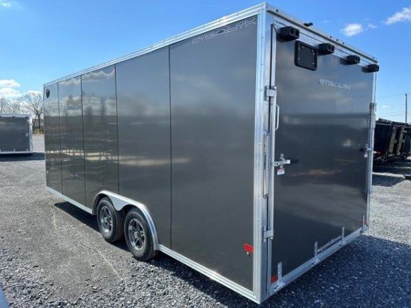 Cargo Pro 8.5 X 20 Stealth Enclosed Car Trailer - Ramp Door