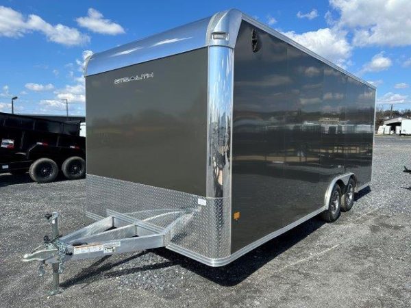 Cargo Pro 8.5 x 20 Stealth Enclosed Car Trailer - Ramp Door