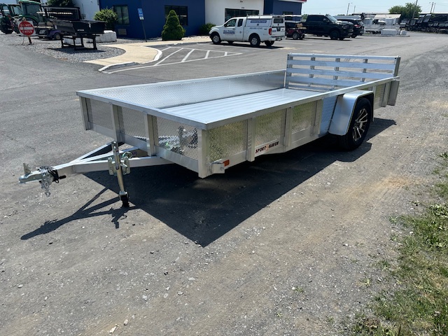 Sport Haven 7×14 Aluminum Utility Trailer - Deluxe Package