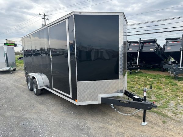 Covered Wagon 7 x 18 Enclosed Cargo Trailer - 12