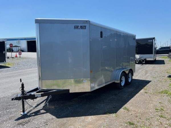 CarMate 7 x 14 V-Nose Enclosed Cargo Trailer - 6