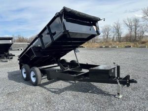 Premier 6 x 12 Dump Trailer - Combo Gate | Trailer Superstore