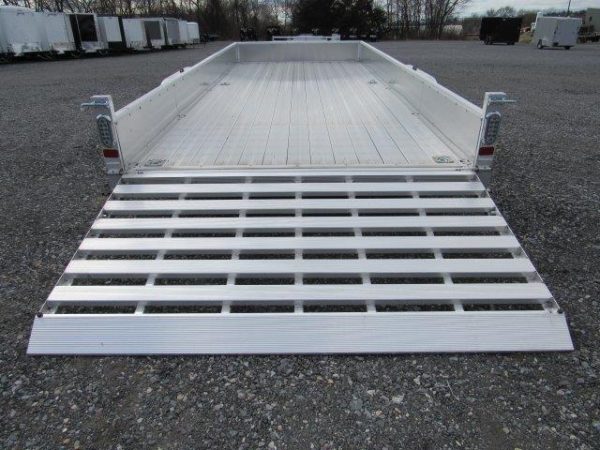 Sport Haven 7×18 Aluminum Landscape Trailer - Heavy Duty Ramp