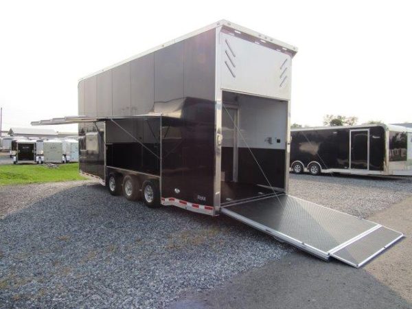 ATC 8.5 x 26 Aluminum Two Car Hauler - Stacker Trailer