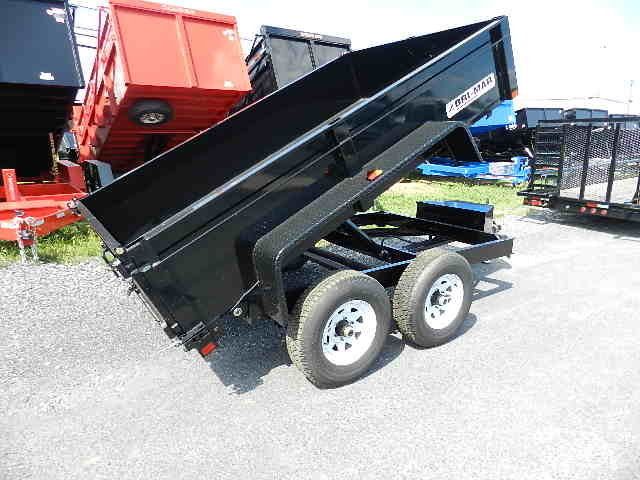 BWise 6 X 10 Dump Trailer With 10k Ladder Ramps