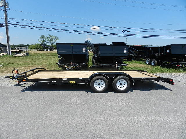 Big Tex 7 x 20 Open Car Hauler - Slide Out Ramps