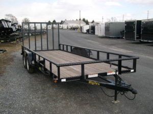 Big Tex 6.9 x 20 Landscape Utility Trailer - Ramp Gate