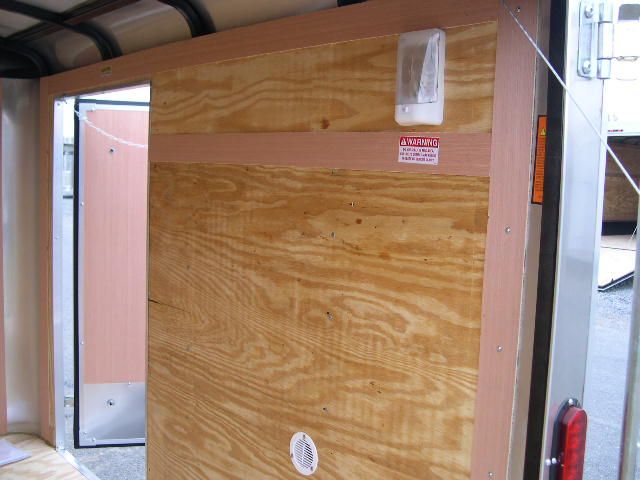 Homesteader 5 x 8 Enclosed Cargo Trailer - Ramp Door