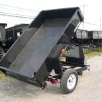 BWise 5 X 8 Single Axle Dump Trailer - 3K Spreader Gate