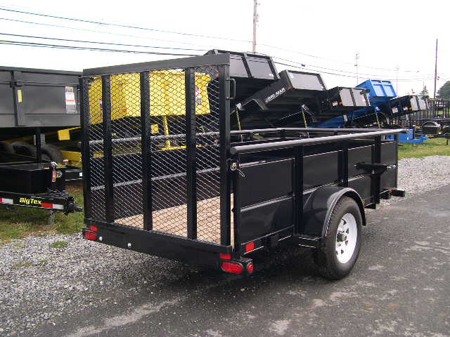 Big Tex 5x10 Landscape Utility Trailer 24 Steel Sides