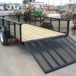 Carry-On Trailer 7 ft. x 12 ft. Mesh High Side Utility Trailer