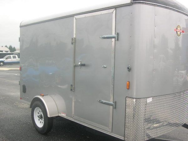 Carry-On 6x12 Enclosed Cargo Trailer With Barn Door For Sale