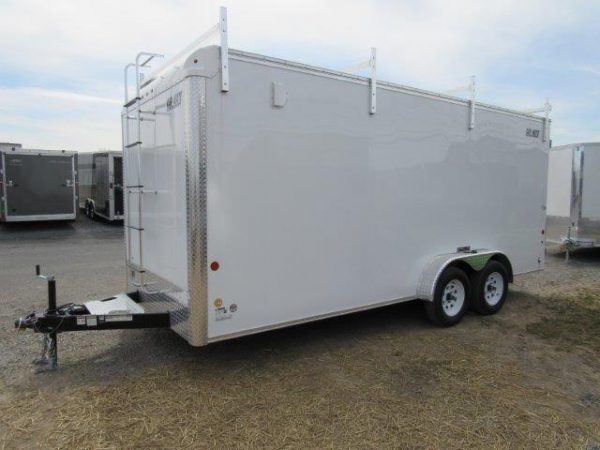 CarMate Enclosed Contractor Trailer 7x18 Extra Height