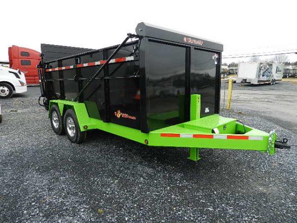 B Wise 7x14 Heavy Duty Dump Trailer - Ultimate Dump Trailer