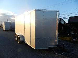 Covered Wagon 7 x 14 Enclosed V-Nose Cargo Trailer