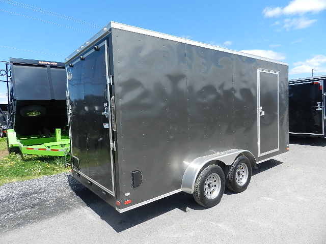 Covered Wagon 7 x 16 Enclosed Trailer - 12