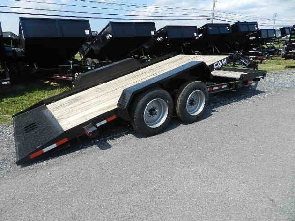 CAM Superline 7 x 19 Equipment Trailer - Split-Tilt