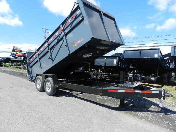 B Wise 7 x 16 Ultimate Heavy Duty Dump Trailer For Sale