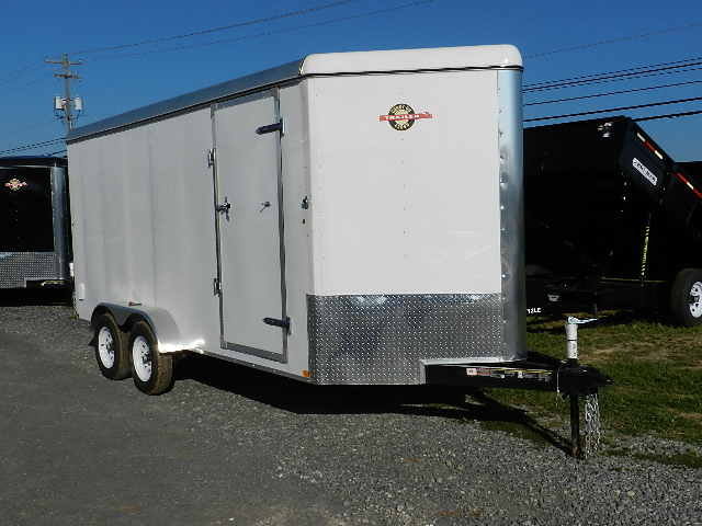 Carry On 7 X 16 Enclosed V Nose Cargo Trailer