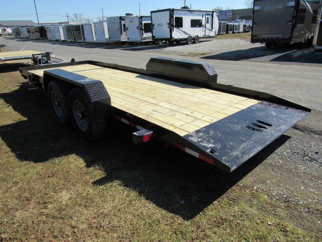 CAM Superline 7 x 21 Low Profile Equipment Trailer - Split-Tilt