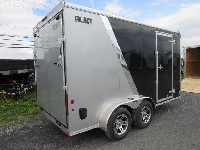 CarMate 7 x 14 Enclosed Cargo Trailer - Two-Tone Exterior