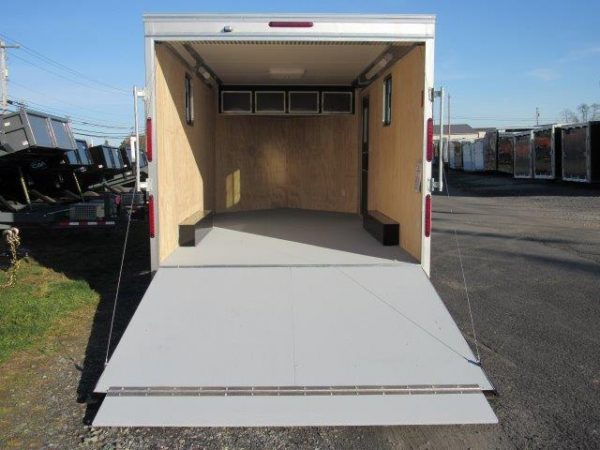 carmate-8-5-x-16-enclosed-v-nose-cargo-trailer-a-c-unit