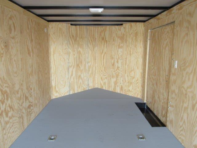 CarMate 8.5 x 24 V-Nose Enclosed Car Trailer - Get Out Door