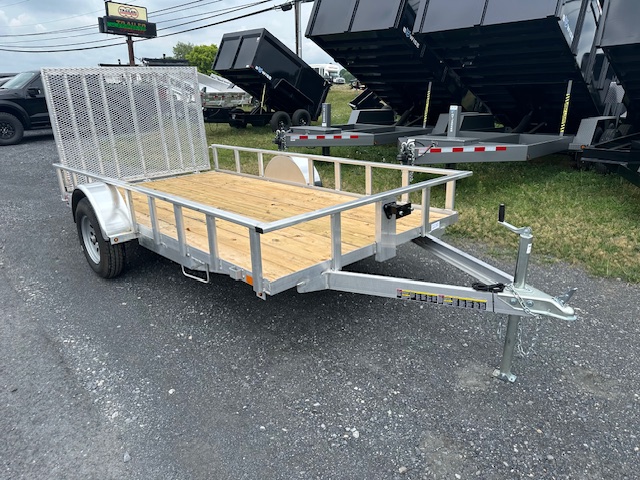 Carry-On 6 x 12 Aluminum Landscape Utility Trailer - Mesh Gate