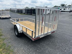 Carry-on 6 X 12 Aluminum Landscape Utility Trailer - Mesh Gate