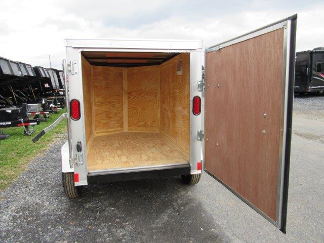 Diamond Cargo 4x6 Enclosed Cargo Trailer | Single Rear Door