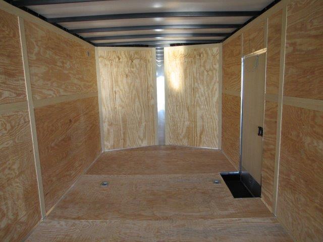 Homesteader 8.5 x 24 Enclosed V-Nose Car Trailer - Added Height