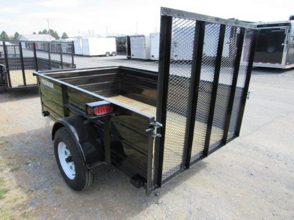 Premier 5 x 8 Landscape Utility Trailer - Steel Sides