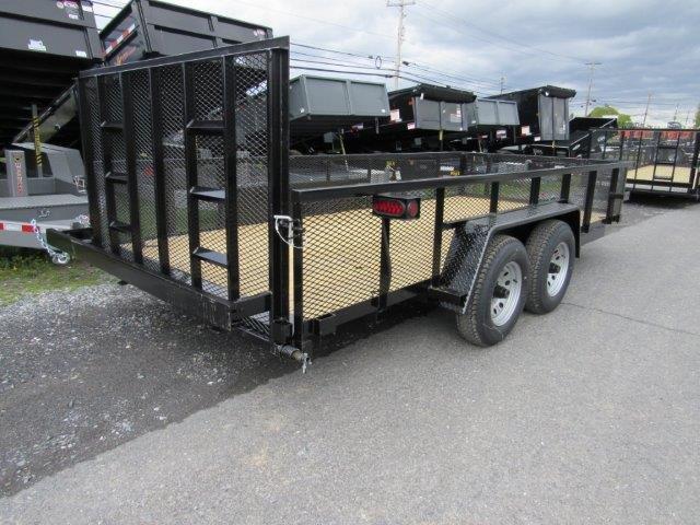 Premier 7 x 16 Landscape Utility Trailer I HD Ramp Gate