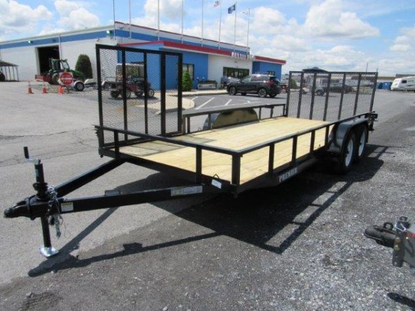 Premier 7 x 18 Landscape Utility Trailer I Side ATV Gate