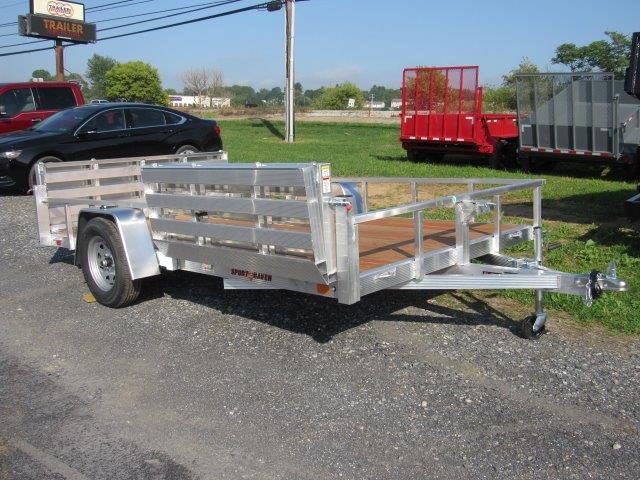 Sport Haven 7×12 Aluminum Utility Trailer - Side ATV Gate