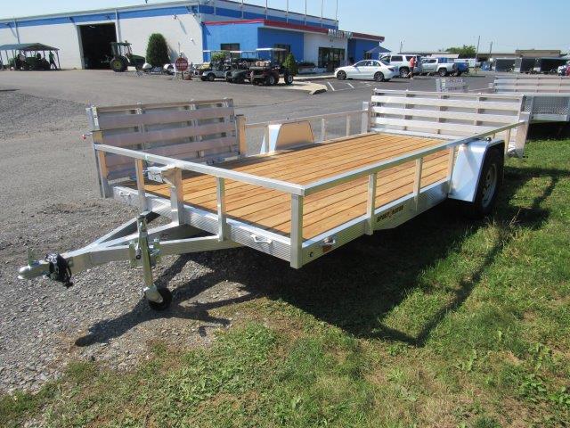 Sport Haven 7×14 Aluminum Utility Trailer - Side ATV Gate