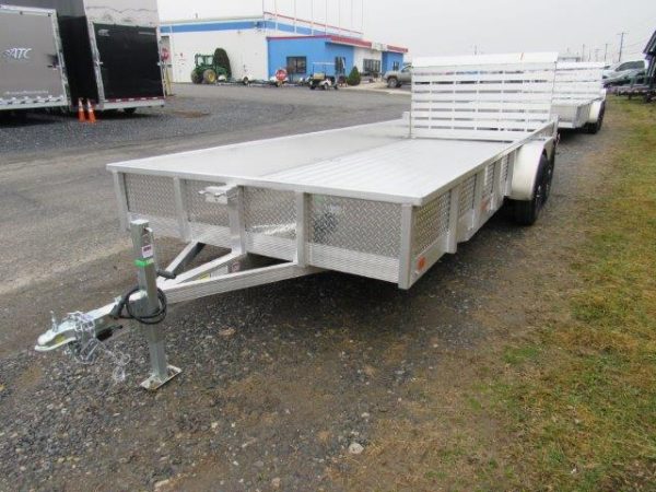 Sport Haven 7×18 Aluminum Landscape Trailer - Heavy Duty Ramp