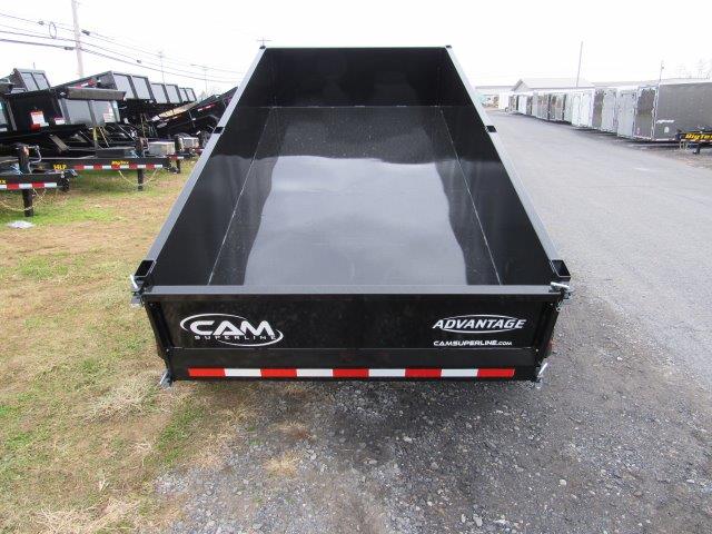 a dumpster trailer is parked on the side of the road