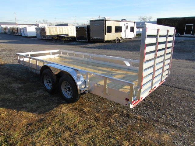 Carry-On 6 x 16 Aluminum Landscape Utility Trailer - Rear Gate